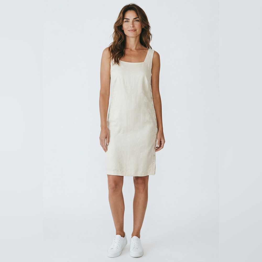Tommy Bahama Silk Shift Dress in Champagne